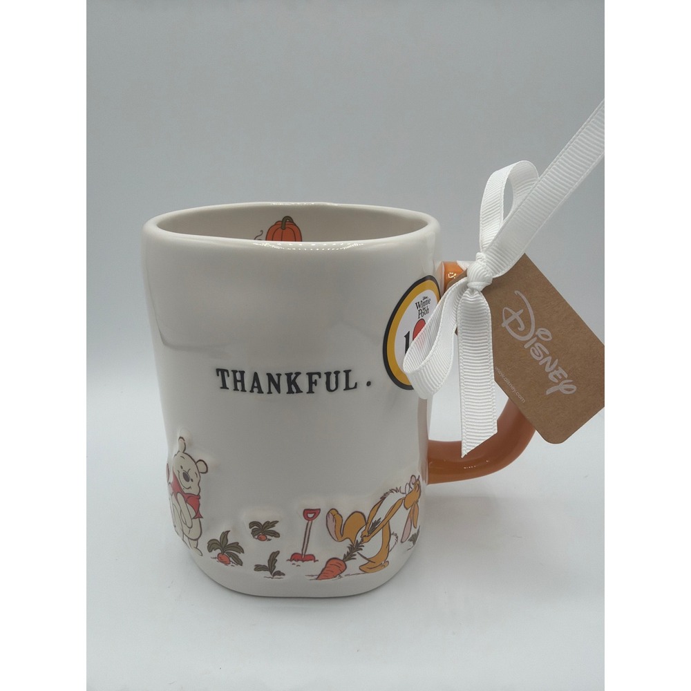Rae Dunn x Disney Winnie the Pooh THANKFUL Fall Mug Tigger 100 Years